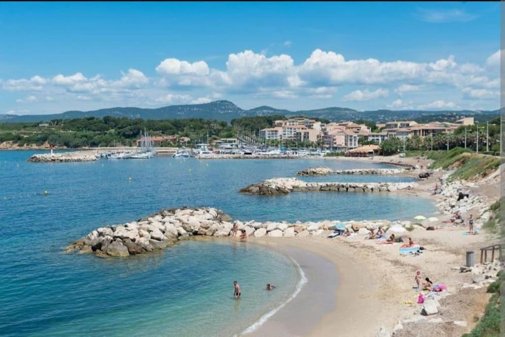 Duplex T3 Avec Jardin, Bord De Mer Et Parking Six-Fours-les-Plages Buitenkant foto